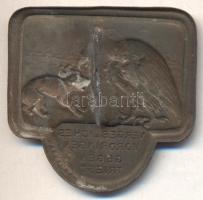 Osztrák-Magyar Monarchia ~1916. "Vergebliches Vordringen gegen Triest" bronzozott cink sap...