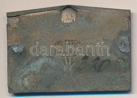 Osztrák-Magyar Monarchia ~1914. "10,4 cm FELDHAUBITZE M 1914" tömör bronzozott cink sapkaj...