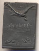 Osztrák-Magyar Monarchia 1916. "Proklamacya Polska 1916" cink sapkajelvény (35x26mm) készítő: Jan Maleta; tű nélkül T:2- Austro-Hungarian Monarchy 1916. "Proklamacya Polskia 1916 - 5 Listopad" zinc cap badge (35x26mm) maker: Jan Maleta; without pin C:VF