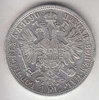 Ausztria 1890. 1Fl Ag "Ferenc József" T:2-
Austria 1890. 1 Florin Ag "Franz Joseph&qu...