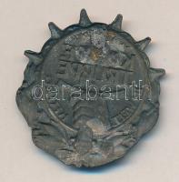 Osztrák-Magyar Monarchia 1914-. "VON DER KAMPFTRUPPE IM WELTKRIEG" cink sapkajelvény (33x3...