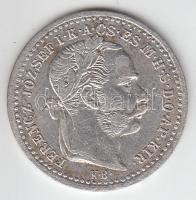 1870KB 20Kr "Váltó Pénz" Ag T:2