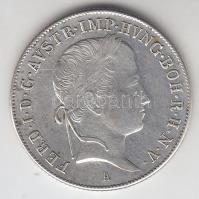 Ausztria 1847A 20kr Ag I.Ferdinánd T:1- Austria 1847A 20 Kreuzer Ag "Ferdinand I" C:AU