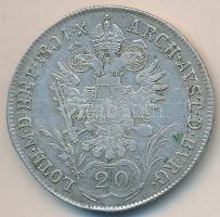 1804B 20Kr Ag "I. Ferenc" T:2-