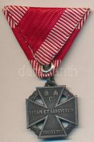 1916. "Károly Csapatkereszt" mellszalaggal T:2 1916. "Karl Troop Cross" with ribbon C:XF