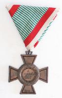 1942. A Tűzkereszt II. fokozata eredeti szalaggal T:2 Hungary 1942. Hungarian Fire Cross 2nd class with ribbon C:XF