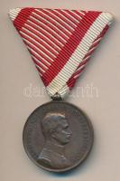 1917. Bronz Vitézségi Érem "IV. Károly / Fortitudini" mellszalaggal T:2 Hungary 1917. Medal for Bravery with ribbon Br sign:Kautsch C:XF