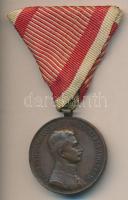 1917. Bronz Vitézségi Érem "IV. Károly / Fortitudini" mellszalaggal T:2 Hungary 1917. Medal for Bravery with ribbon Br sign:Kautsch C:XF