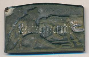 Osztrák-Magyar Monarchia 1914-1916. Géppuskás hadtest cink sapkajelvény (25x41mm) szignó: KLABLENA, ...