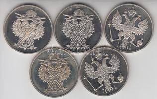 Oroszország DN(1996) "300 éves az Orosz Tengeri Flotta - Azovi csata 1696" + "Predesz...