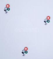 Csehszlovák jelzett 6 személyes tányér készlet: 6 db mélytányér, 6 db lapostányér, 6 db süteményes-t...