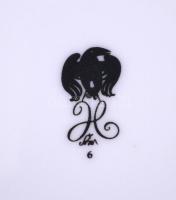 Szász Endre által tervezett Hollóházi porcelán falitányér / Faces designed by Endre Szasz Hollohaza ...