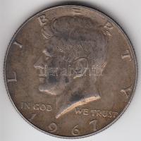 Amerikai Egyesült Államok 1967. 1/2$ Ag &quot;Kennedy&quot; T:2- USA 1967. 1/2 Dollar Ag &quot;Kennedy&quot; C:VF