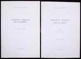 1977 és 1980. Levéltári Évkönyv, Lackó András: Somogy megye múltjából, dedikált