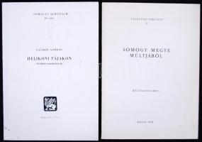 1976 és 1978 Levéltári Évkönyv, Lackó András: Somogy megye múltjából. Helikoni tájakon. Dedikált