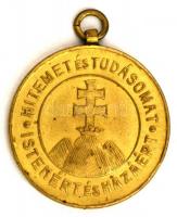 ~1940. "A Szorgalom Jutalma / Hitemet és Tudásomat Istenért és Hazáért" aranyozott Br medá...