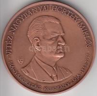 Bozó Gyula (1913-2004) 1993. &quot;Vitéz Nagybányai Horthy Miklós újratemetése Kenderesen&quot; Br emlékérem (42mm) T:1