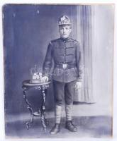 cca 1910 Nagyméretű katonai fotó / K.u.k. military photo, 41,5x51cm