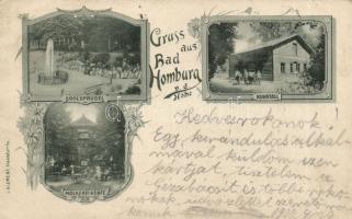 Homburg dairy and café, cowshed, fountain (EK)