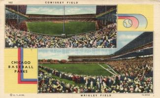 Chicago baseball parks: Comiskey field and Wrigley field (EK)