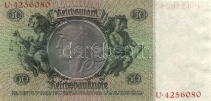 Német 3. Birodalom 1933. 50M (3x) egymásutáni hétjegyű sorszámmal és Hansemann vízjellel T:I
German ...