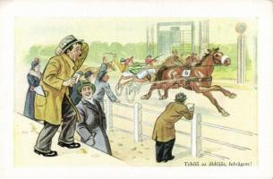 Horse race, humour (EK)