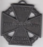 1916. &quot;Károly Csapatkereszt&quot; mellszalag nélkül T:2- 1916. &quot;Karl Troop Cross&quot; without ribbon C:VF