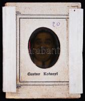 cca 1930 Gustav Kotanyi filmszínész mozgatható 3 dimenziós kép / Vintage 3D photo 8x10 cm