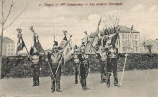 Noyon cuirassiers, the former banners