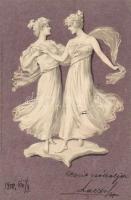 Ladies, Meissner & Buch litho (fa)