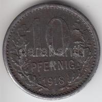 Német Birodalom / Weimari Köztársaság / Iserlohn 1918. 10pf szükségpénz T:2- German Empire / Weimar Republic / Iserlohn 1918. 1 Pfennig emergency coin C:VF