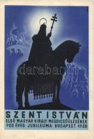 Szent István, Jubileumi év 1938 / Stephen I of Hungary, anniversary year 1938 (small tear)