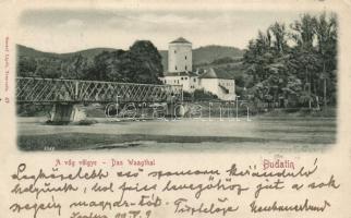 1899 Zsolna - Budatin Vág riverside (b)