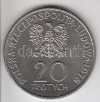 Lengyelország 1978. 20Zl CuNi &quot;Interkozmosz&quot; T:1- Poland 1978. 20 Zloty CuNi &quot;First Polish Cosmonaut&quot; C:AU