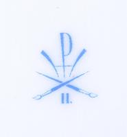 Kézzel festett sorszámozott Viktória mintás jelzett Herendi II.oszt. porcelán kaspó hibátlan állapot...