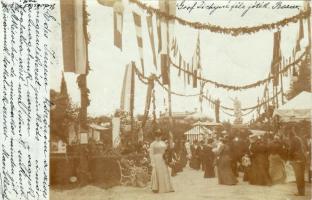 1902 Abbázia Gróf Zichyné féle jótékonysági bazár fotólap