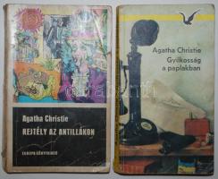 60db érdekes könyv: szépirodalom, Agatha Christie regények, sport, stb.