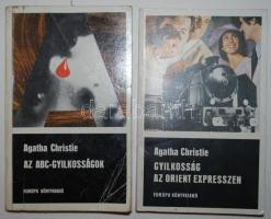 60db érdekes könyv: szépirodalom, Agatha Christie regények, sport, stb