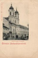 1899 Székesfehérvár Cisztercita templom, Klökner Péter kiadása 32. sz. (kis szakadás / small tear)