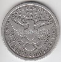 Amerikai Egyesült Államok 1892. 1/4$ Ag T:3
USA 1892. Quarter Dollar Ag C:F