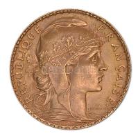 Franciaország/Modern Köztársaság 1912. 20Fr Au "Kakas" utánveret (6.47g/0.900) T:2
France/...