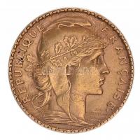 Franciaország/Modern Köztársaság 1906. 20Fr Au "Kakas" (6.46g/0.900) T:2-
France/Modern Re...