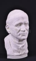 II. János Pál pápa büszt, jelzett, gipsz, m:18 cm/ Pope John Paul II, bust