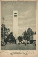 1927 Dresden, Sprechende Turm der Jahresschau deutscher Arbeit / annual exhibition of German labor, tower (EK)