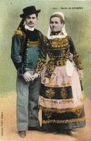 French folklore, couple from Quimper (fl)