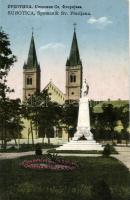 Szabadka St. Florian church, statue, So. Stpl