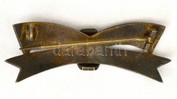 Osztrák-Magyar Monarchia 1914-1915. zománcozott propaganda jelvény a Központi Hatalmak zászlóival T:...