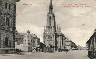 Újvidék main street, Catholic church