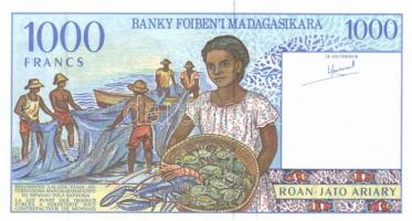Madagaszkár 1994. 1000Fr T:I
Madagascar 1994. 1000 Francs C:UNC