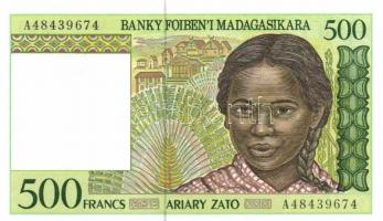 Madagaszkár 1994. 500Fr T:I Madagascar 1994. 500 Francs C:UNC